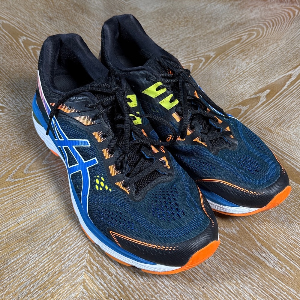 ASICS GT 2000 7 'Arise - Black Lake Drive' Black and Orange Running Sneakers 12